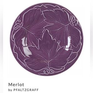 Merlot 9” plate PFALTZGRAFF